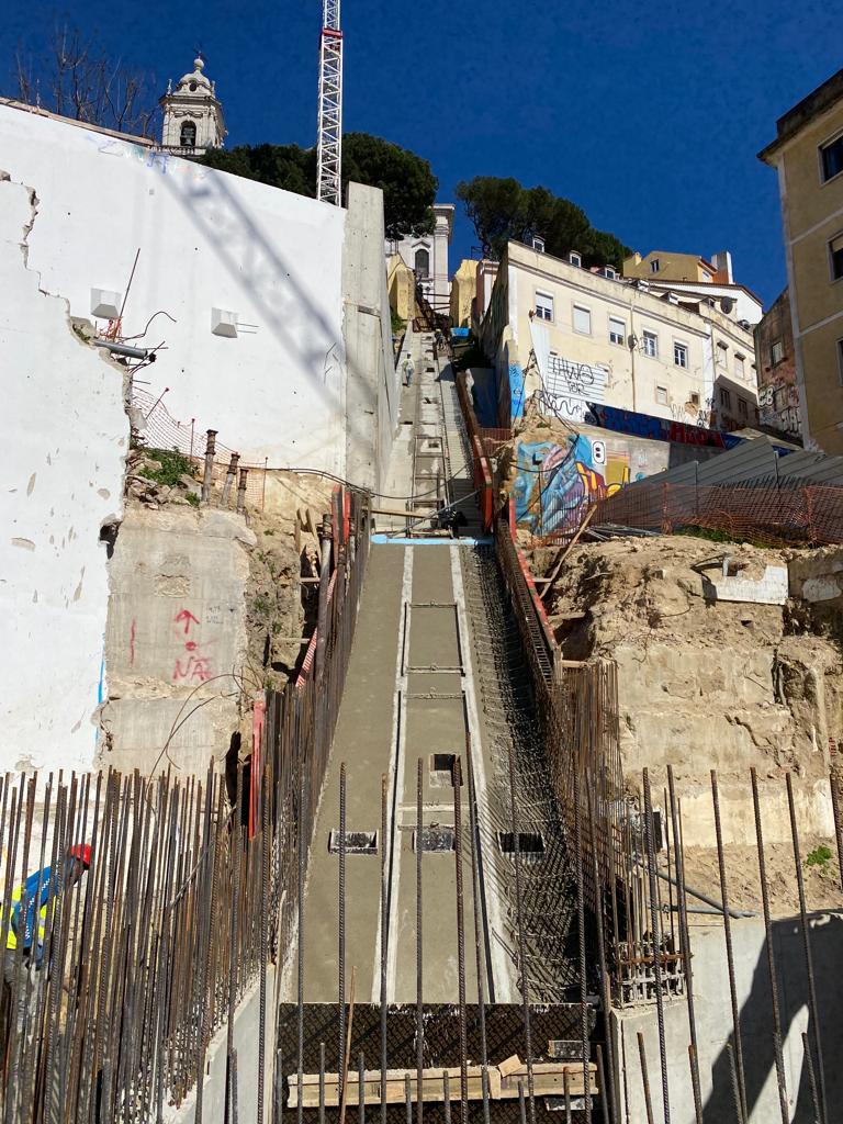 Foto Empreitada de obra pública - construção e instalação do funicular da Graça, em Lisboa - 2.ª fase